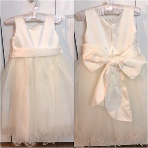 Kids Formal Dress, Ivory, Size 2T